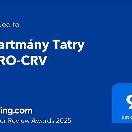 Apartmany Tatry Euro-Crv Nová Lesná Dış mekan fotoğraf